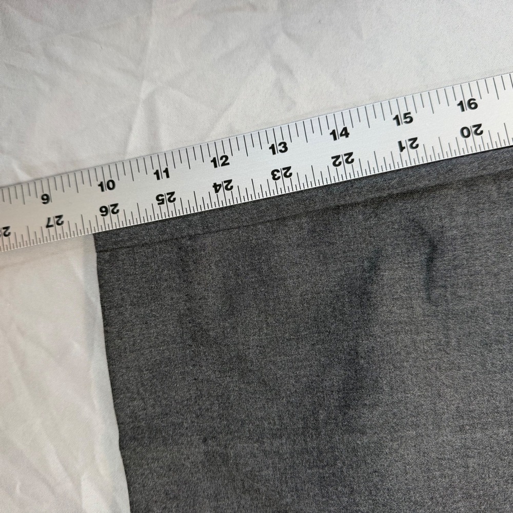 Lands End Fit 2 Slim Leg Gray Black Side Stripe Dress Pants Womens 10 Trousers - Picture 6 of 9